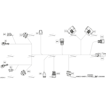 ELECTRIC - STEERING WIRING HARNESS - 278004342