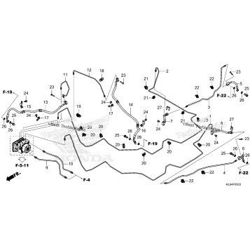 BRAKE PIPE@BRAKE HOSE (4)