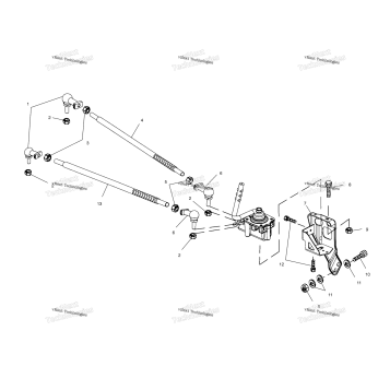 GEARCASE SELECTOR MOUNTING A00CD50FB