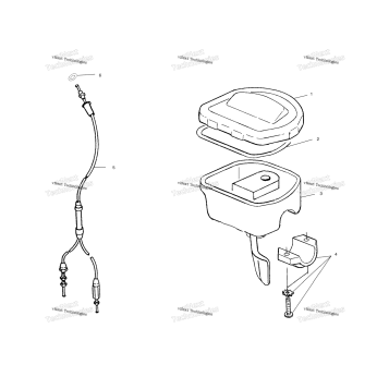 CONTROLS THROTTLE ASM./CABLE