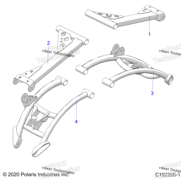 SUSPENSION, REAR CONTROL ARM