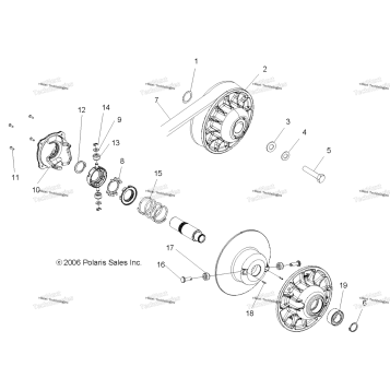 CLUTCH, DRIVEN A07TN50AF/AS/AU