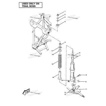 STRUT ASSEMBLYTRAIL BOSS