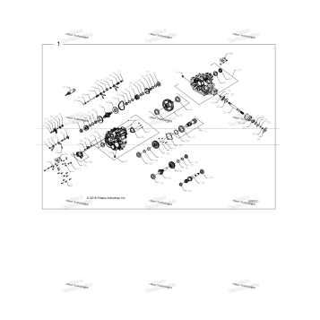 DRIVE TRAIN, MAIN GEARCASE