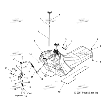 FUEL SYSTEM, FUEL TANK & PUMP