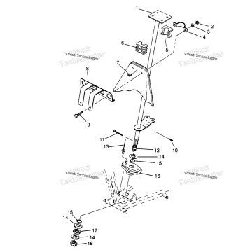 STEERING POST ASSEMBLY TRAIL BOSS