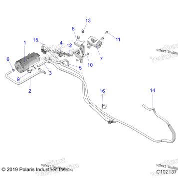 BODY, FUEL TANK EVAP A20SEA57B1/B4/B7/B9