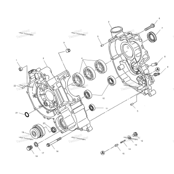 CRANKCASE A02CL50AA/DA