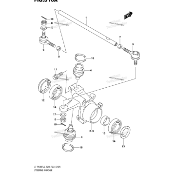 STEERING KNUCKLE (LT-F400FL5 P28)