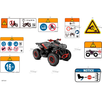 BODY - WARNING DECALS