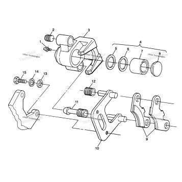 FRONT BRAKE XPLORER 400L