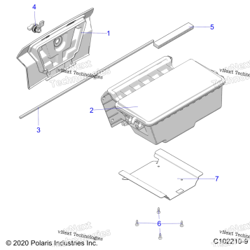 BODY, STORAGE, REAR