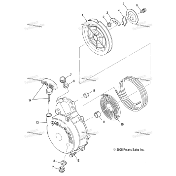 ENGINE, RECOIL STARTER