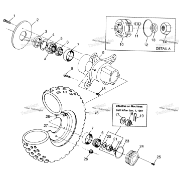 FRONT WHEEL XPLORER 300