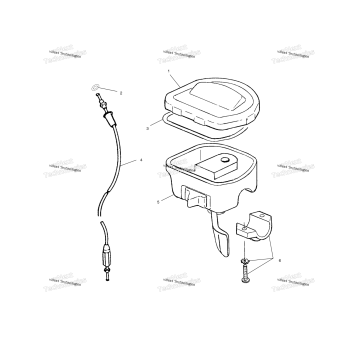 CONTROLS THROTTLE ASM./CABLE A00CD32AA
