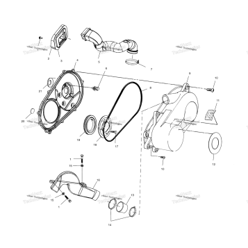 CLUTCH COVER A02CB32AA/AB/FC