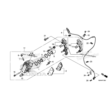 FRONT BRAKE CALIPER