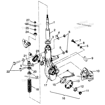 FRONT STRUT SPORTSMAN 4X4