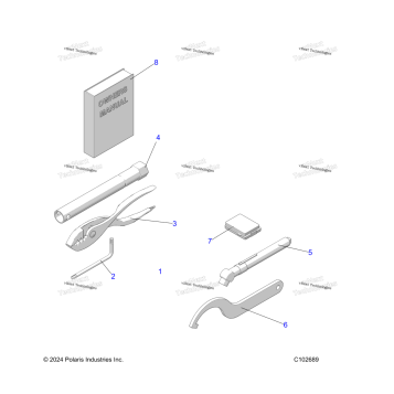 REFERENCE, TOOL KIT AND OWNERS MANUAL