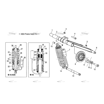 REAR TORQUE ARM /7CSA/8CS/8CSA (4993799379C04)