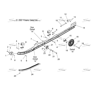 SUSPENSION, RAIL MOUNTING