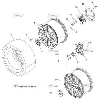 WHEELS, REAR & HUB A14ZN8EAI/M/P/S