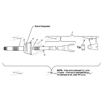 CV JOINT NEAPCO SPORTSMAN 500 & SWEDISH SPORTSMAN 500 S969244