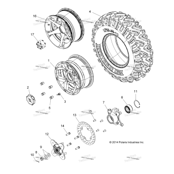 WHEELS, FRONT Z16VAE87A9/AL/AR/AU/AW