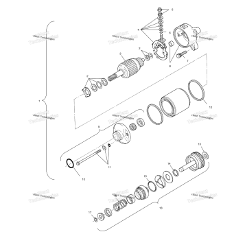 STARTING MOTOR A00CD50FB
