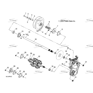 DRIVE TRAIN, DRIVE SHAFT & JACKSHAFT