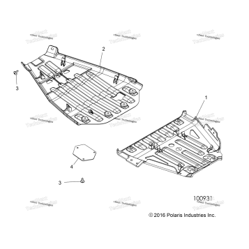 BODY, SKID PLATES