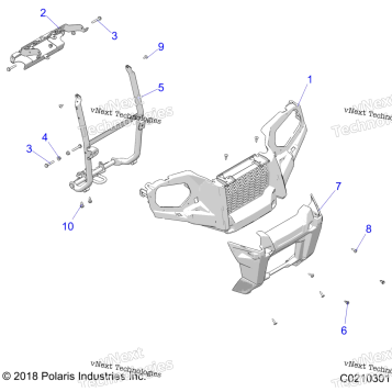 BODY, FRONT BUMPER & MOUNTING