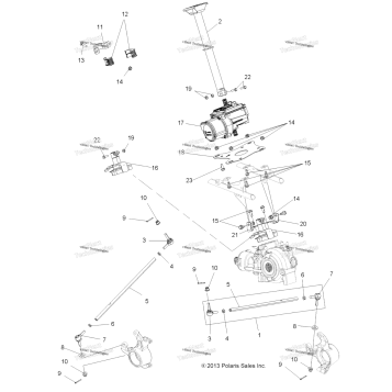 STEERING, STEERING POST ASM