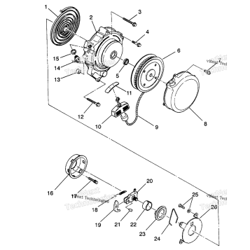 RECOIL STARTER 4X4 350L