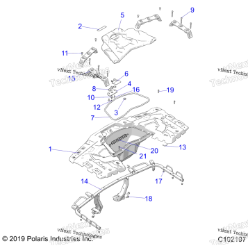 BODY, REAR RACK A21SLE95FG