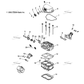 CYLINDER & CYLINDER HEAD /AD/AF