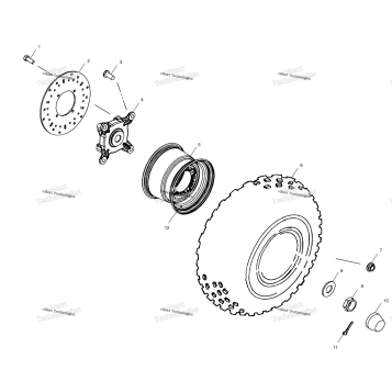 FRONT WHEEL A01CD32FB