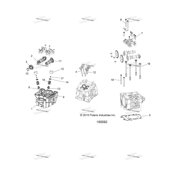 ENGINE, CYLINDER HEAD, CAMS & VALVES