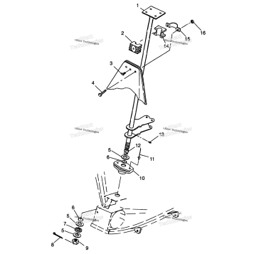 STEERING POST XPLORER 400L