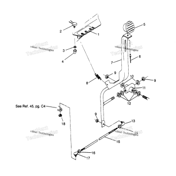 SHIFT LINKAGE ASSEMBLY TRAIL BOSS