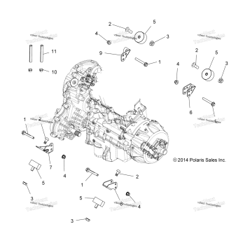 ENGINE, TRANSMISSION MOUNTING & LONG BLOCK