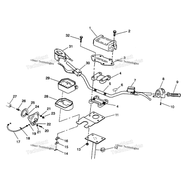 STEERINGHANDLEBAR 6X6 350L