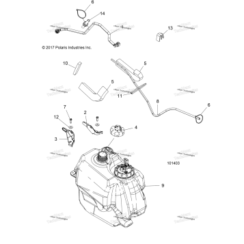 BODY, FUEL TANK ASM. A19SDA57R1/SDE57R1