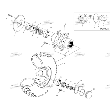 FRONT WHEEL ASSEMBLY W958144