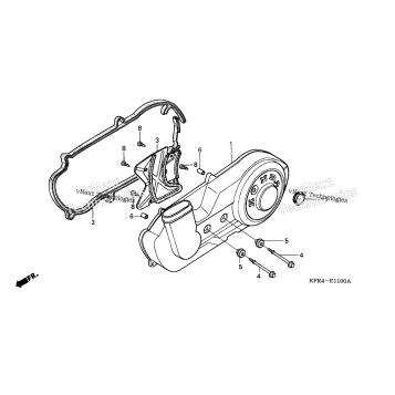 LEFT CRANKCASE COVER