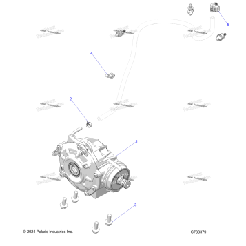 DRIVE TRAIN, FRONT GEARCASE MOUNTING