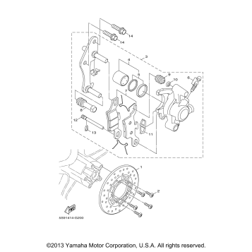 FRONT BRAKE CALIPER