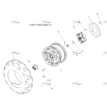 WHEELS, FRONT