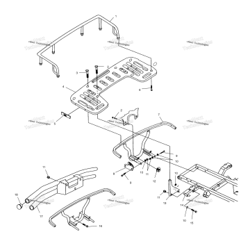 REAR RACK MOUNTING A00CH50AA