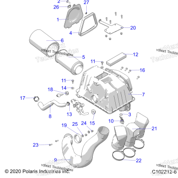 ENGINE, AIR INTAKE